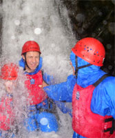 Canyoning fun in Stoneycroft ghyll
