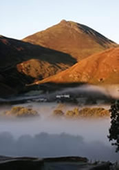 Newlands valley and Causey Pike