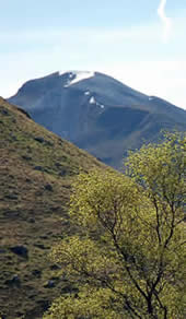 Ben Nevis from above Glen Nevis