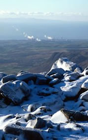 Ill Pike looking west towards the Cumbrian coast