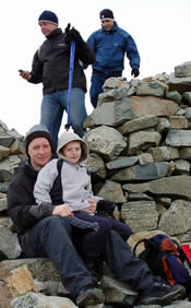 Summit cairn Scafell Pike