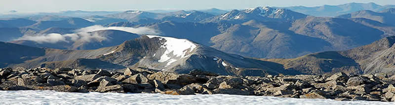 Ben Nevis summit panorama