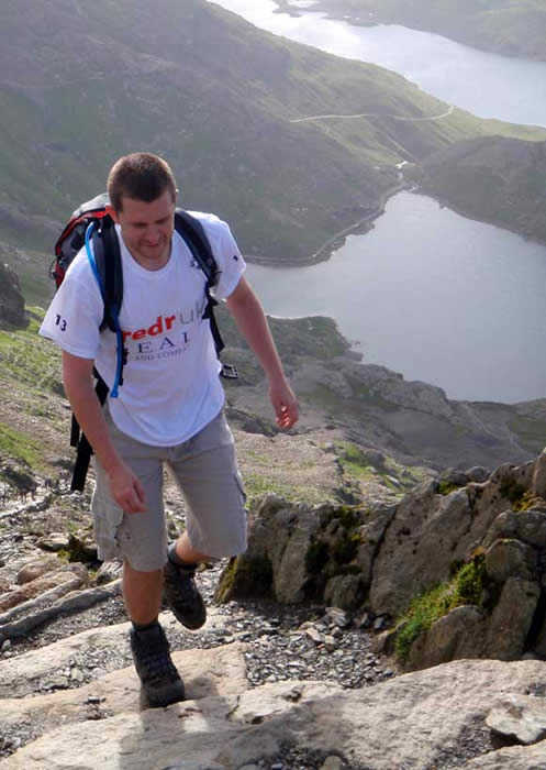 Pyg Track on ascent to Snowdon