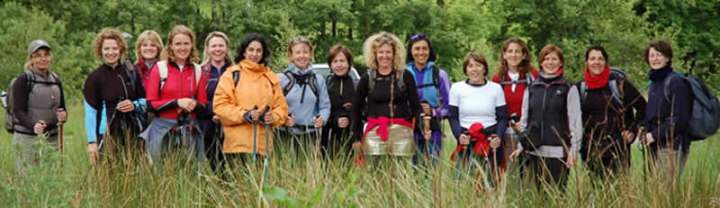 Ladies 3 Peaks Challenge Team near Glen Nevis Visitor Centre