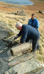 Path repair work in Snowdonia National Park